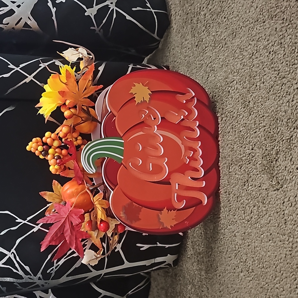 NWOT: Light Up Pumpkin Fall Home Decor